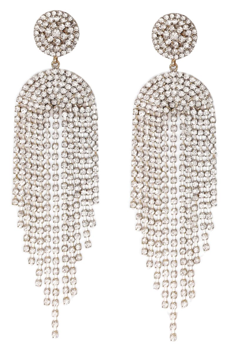 Petit Moments Crystal Chandelier Earrings, Main, color, 