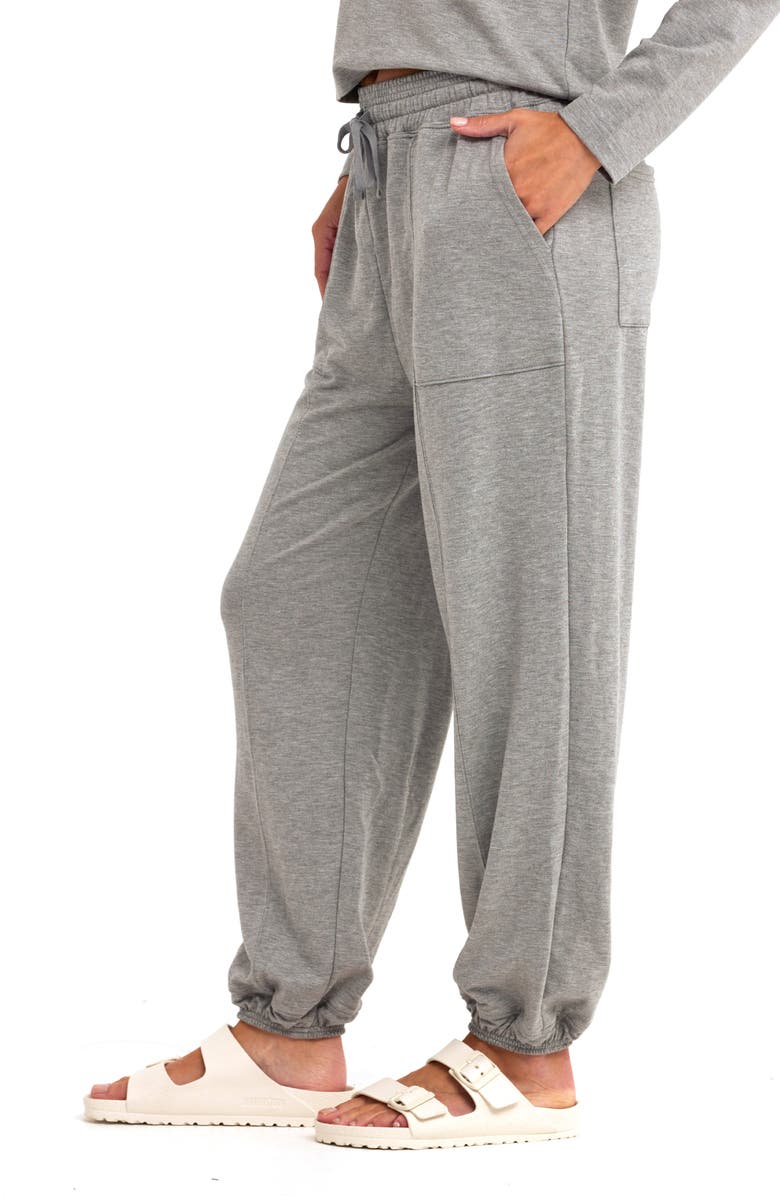 Threads 4 Thought Lottie Terry Sweatpants, Alternate, color, Heather Grey