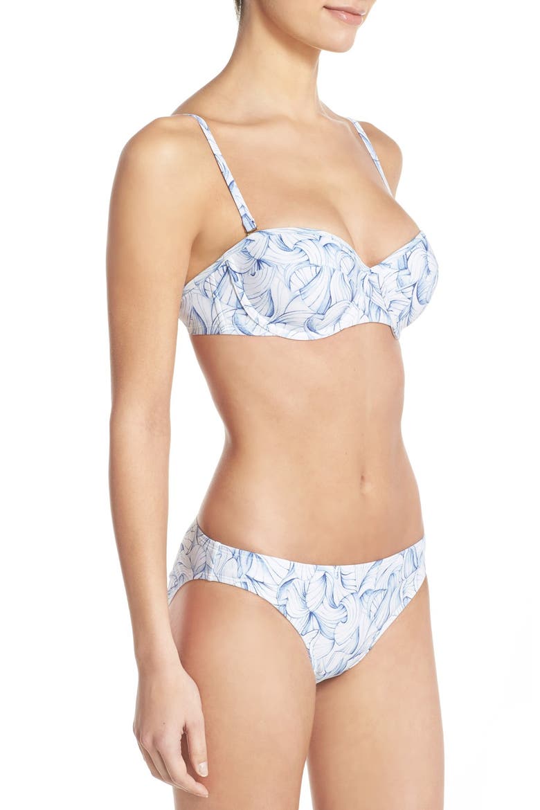 'Sapri' Convertible Underwire Bikini Top, Alternate, color, WHITE ELLORA