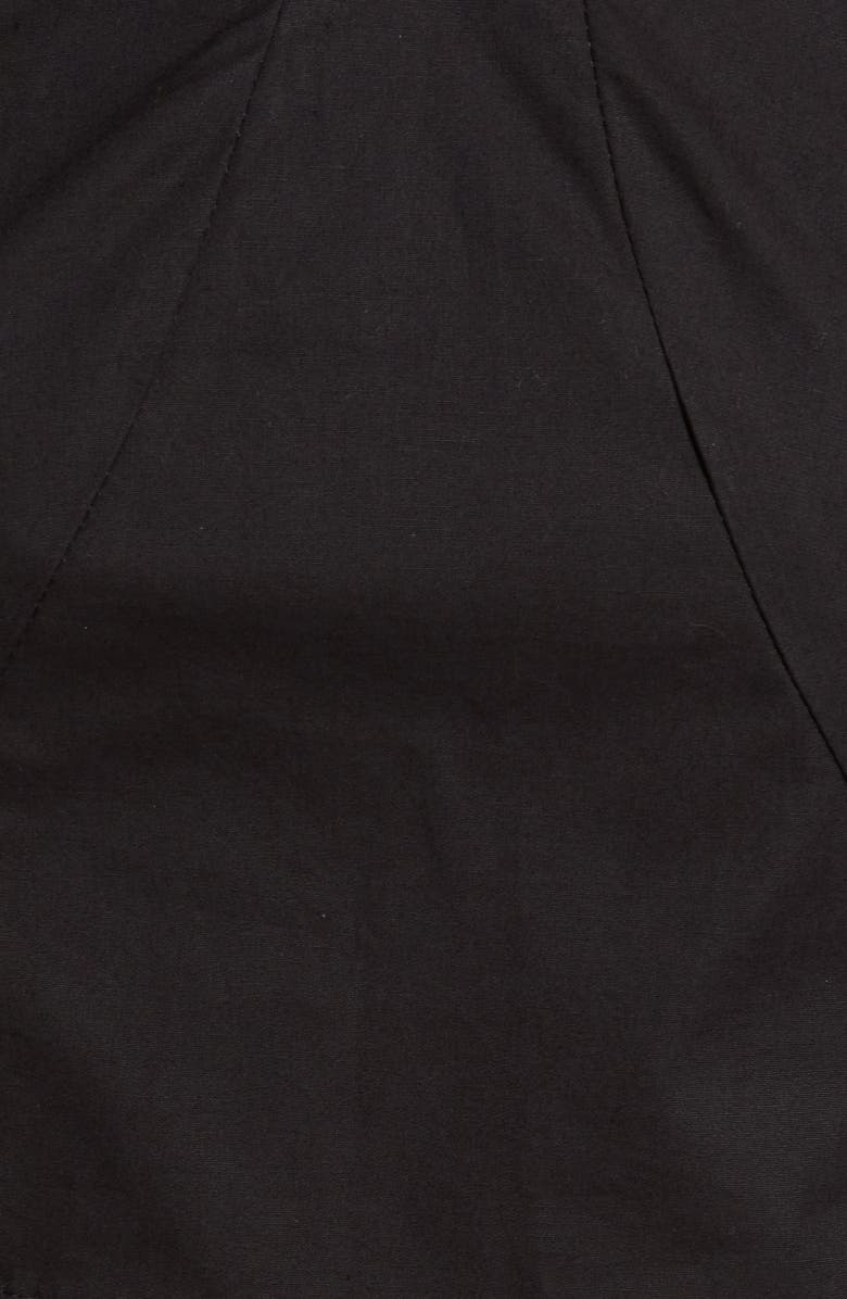 Amy Lynn Halter Neck Puff Sleeve Cotton Crop Top, Alternate, color,