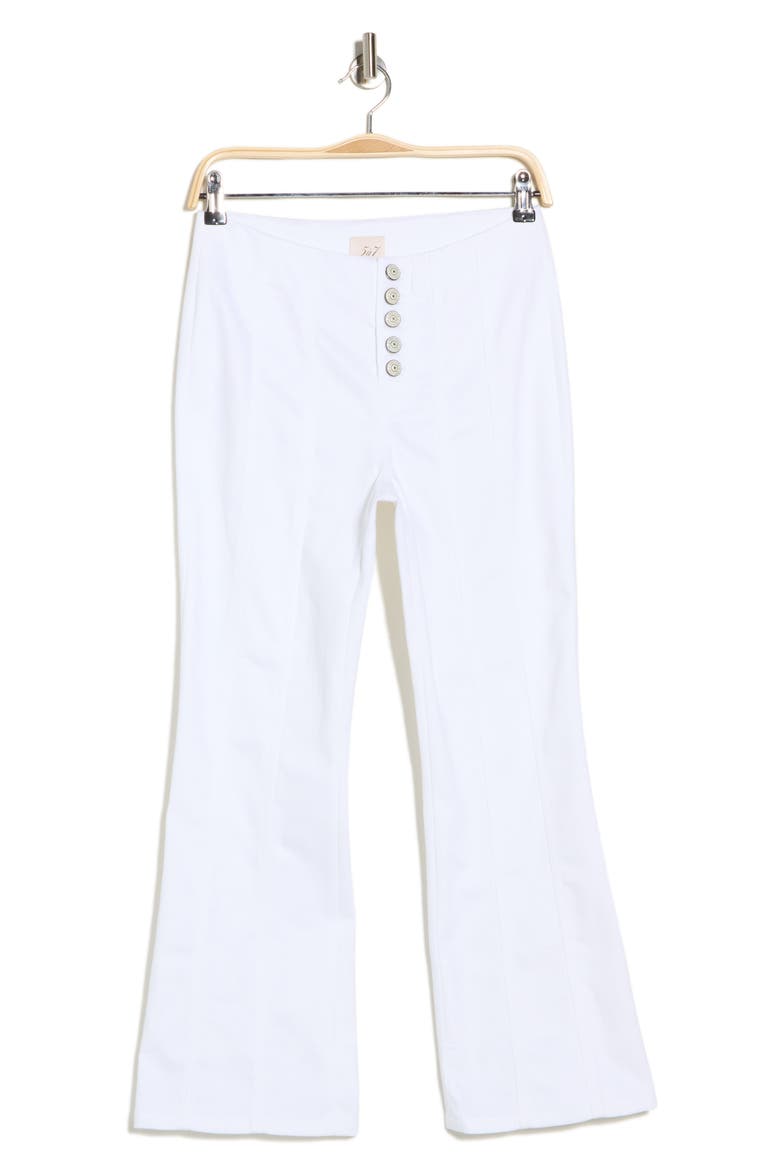 Meryl High Waist Wide Leg Jeans, Alternate, color, WHITE