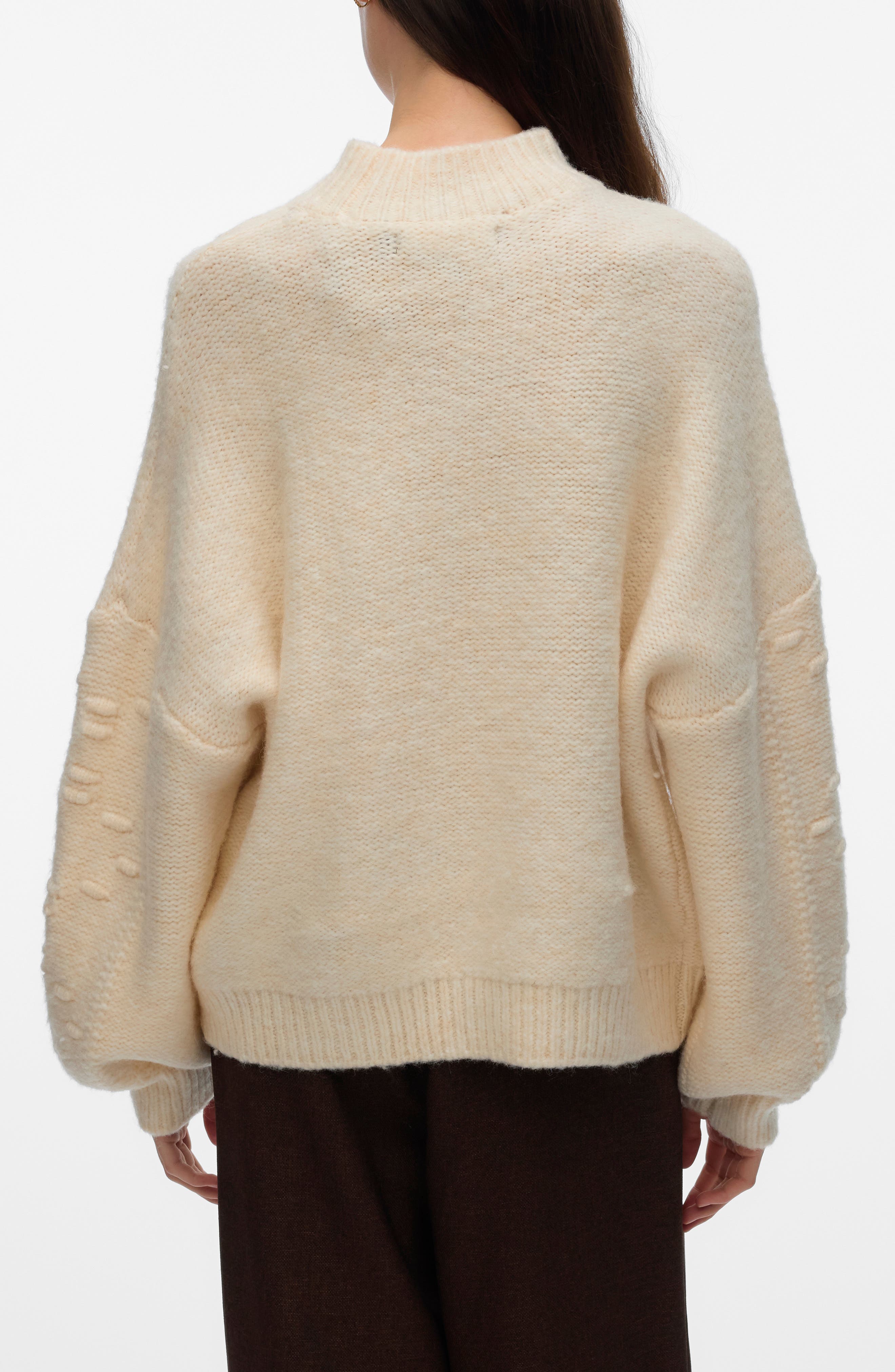 Kaia Oversize Mock Neck Sweater - image 2