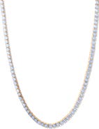 Brook and York Isabella Cubic Zirconia Blue Tennis Necklace