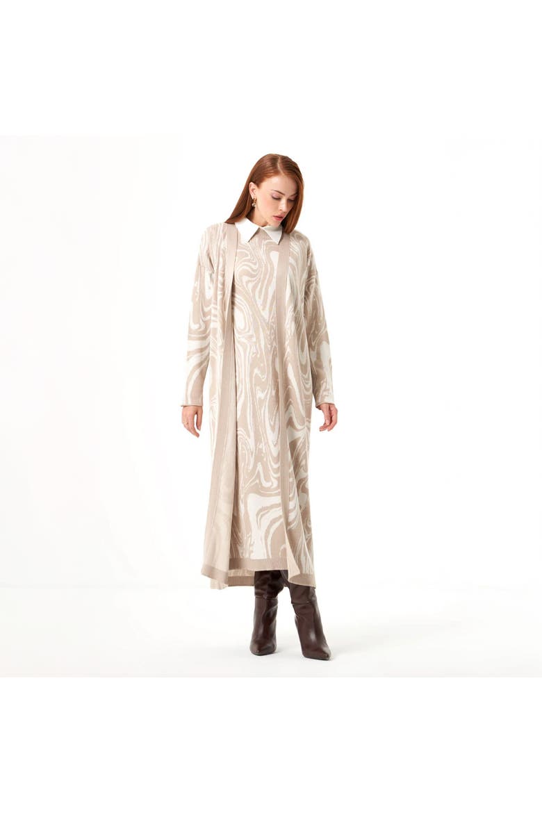 Cardigan, Main, color, Beige