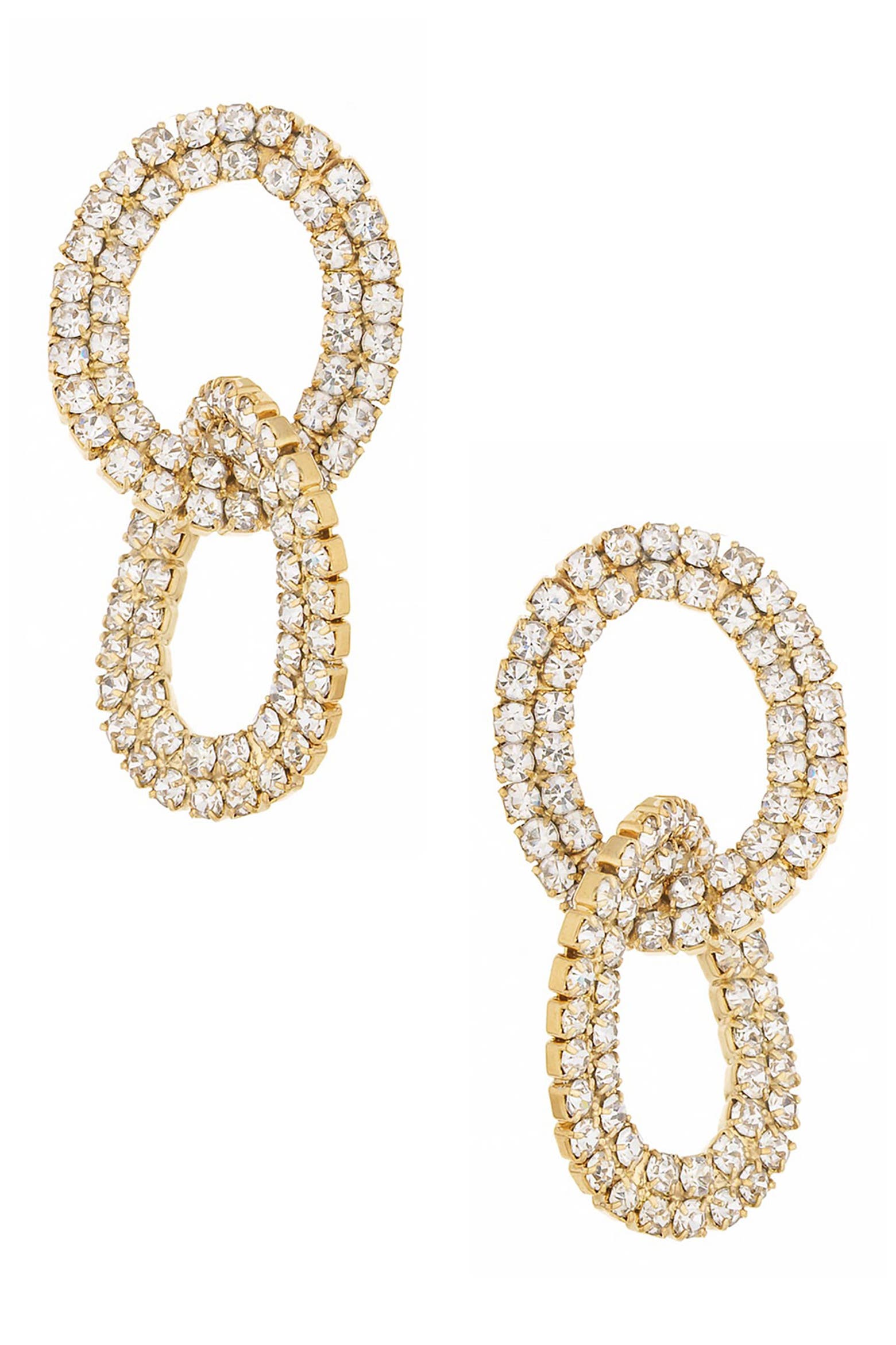 Pavé Crystal Circle Drop Earrings (Women) | Nordstromrack