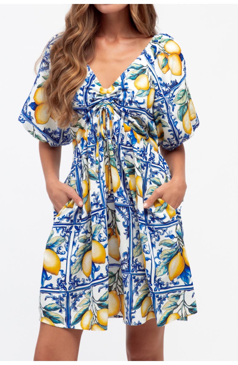 Label of Love Summer Sorrento Dress, Alternate, color, Blue