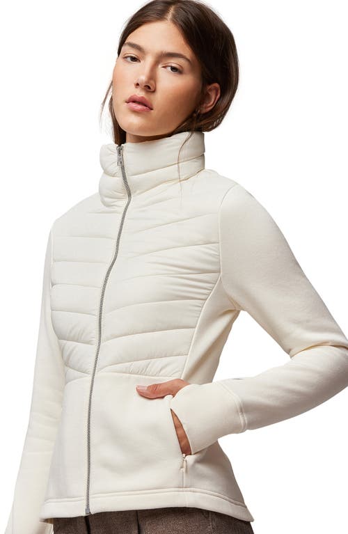 Soia & Kyo Quilted Hybrid Jacket In Powder