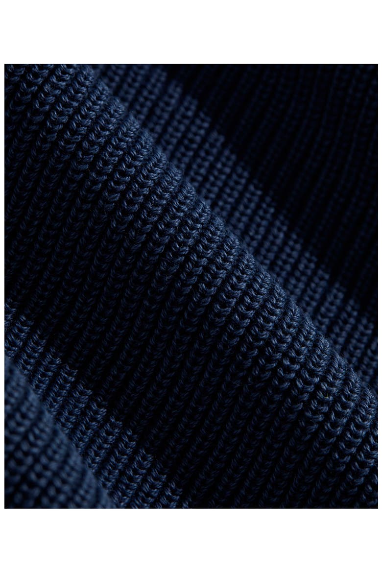 Folly Crewneck Cotton Sweater, Alternate, color, NAUTICAL NAVY