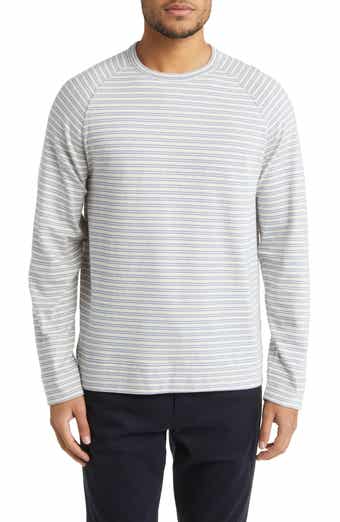 Vince Stripe Stretch Cotton Gauze Sweater
