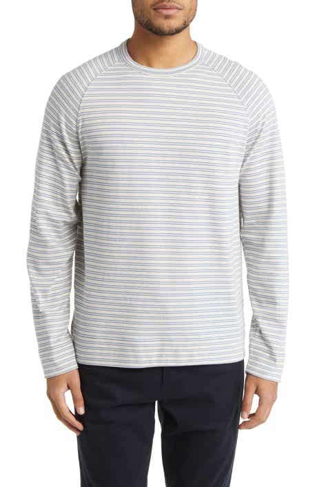 Stripe Stretch Cotton Gauze Sweater