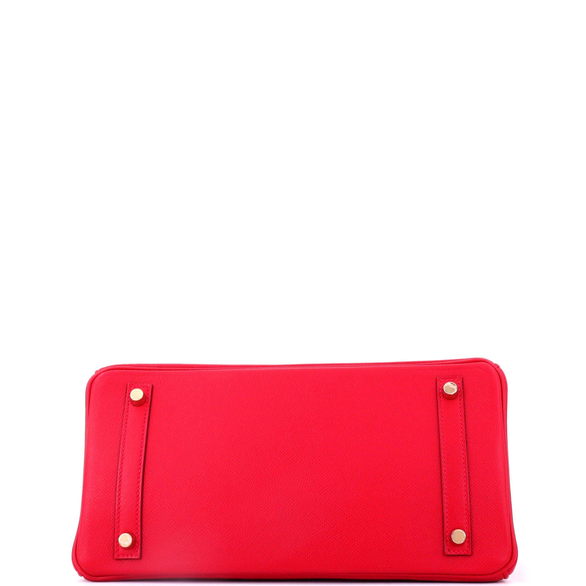 Birkin Handbag Red Epsom with Gold Hardware 30, Alternate, color, Red