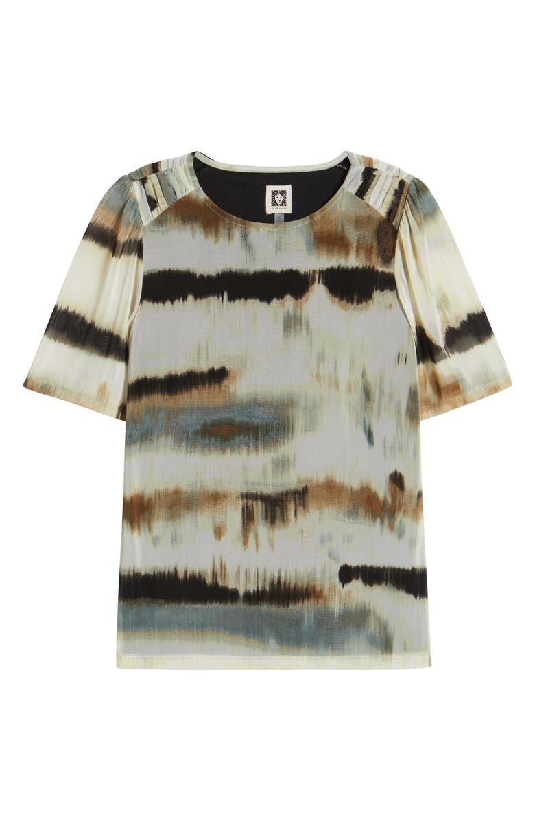 Anne Klein Abstract Print Mesh Top, Alternate, color, 