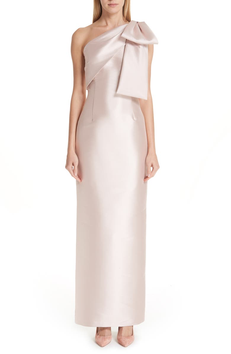 SACHIN & BABI NOIR Sachin & Babi One-Shoulder Column Gown, Main, color, 