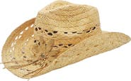PETER GRIMM Mallorie Straw Cowboy Hat