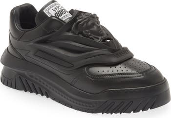 スニーカー Versace 1004524 1A05502 ODISSEA Sneakers Versace Odissea Sneaker Fluo Yellow Men's - 1004524 1A05502