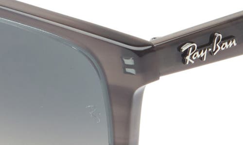 Ray Ban Ray-ban 57mm Gradient Square Sunglasses In Gold