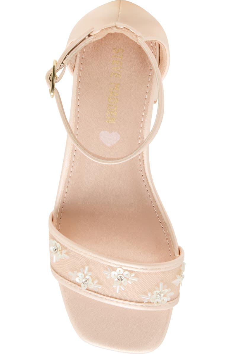 Steve Madden Kids' JAaliyah Ankle Strap Sandal, Alternate, color, Natural