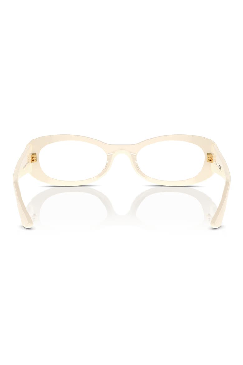 53mm Oval Optical Glasses, Alternate, color, IVORY