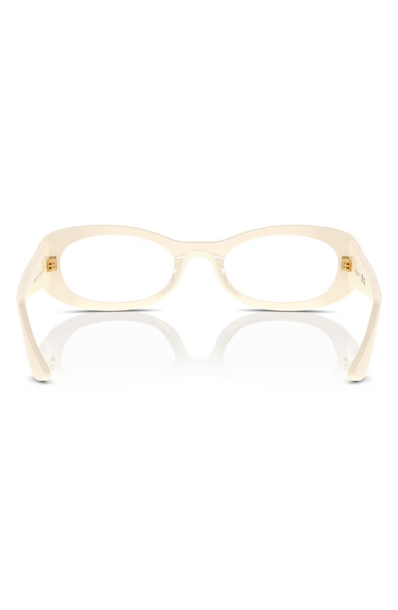 VOGUE 53mm Oval Optical Glasses, Alternate, color,