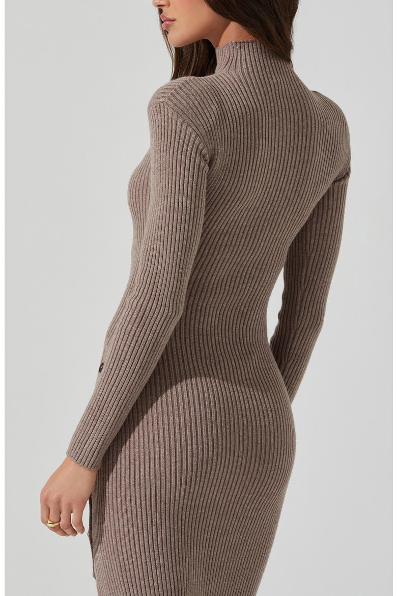 Soryn Long Sleeve Sweater Dress, Alternate, color, TAUPE