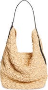 TOTEME Belted Straw Tote