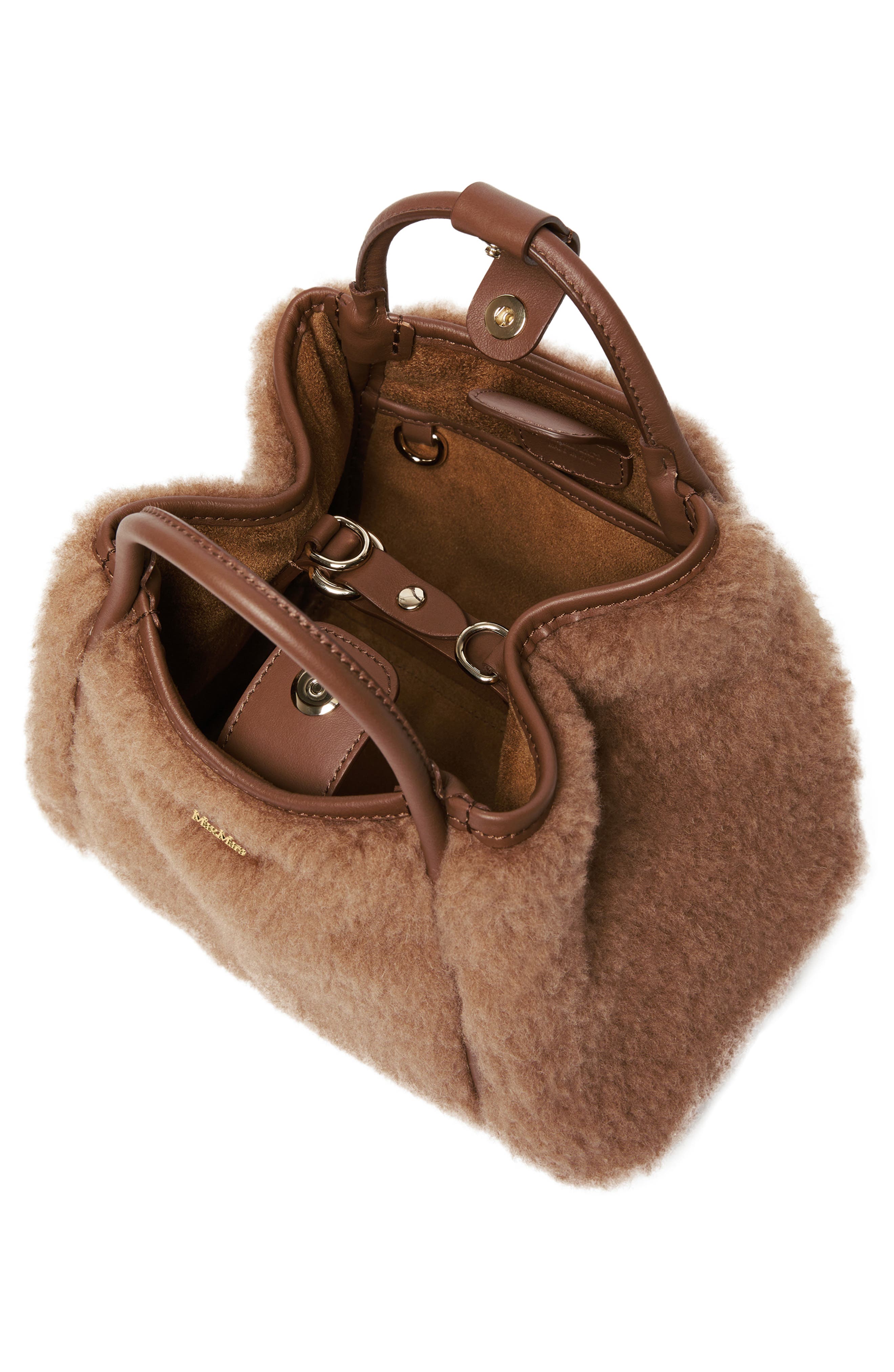 XS Marine Camel Hair & Silk Tote, Alternate, color, CAMEL