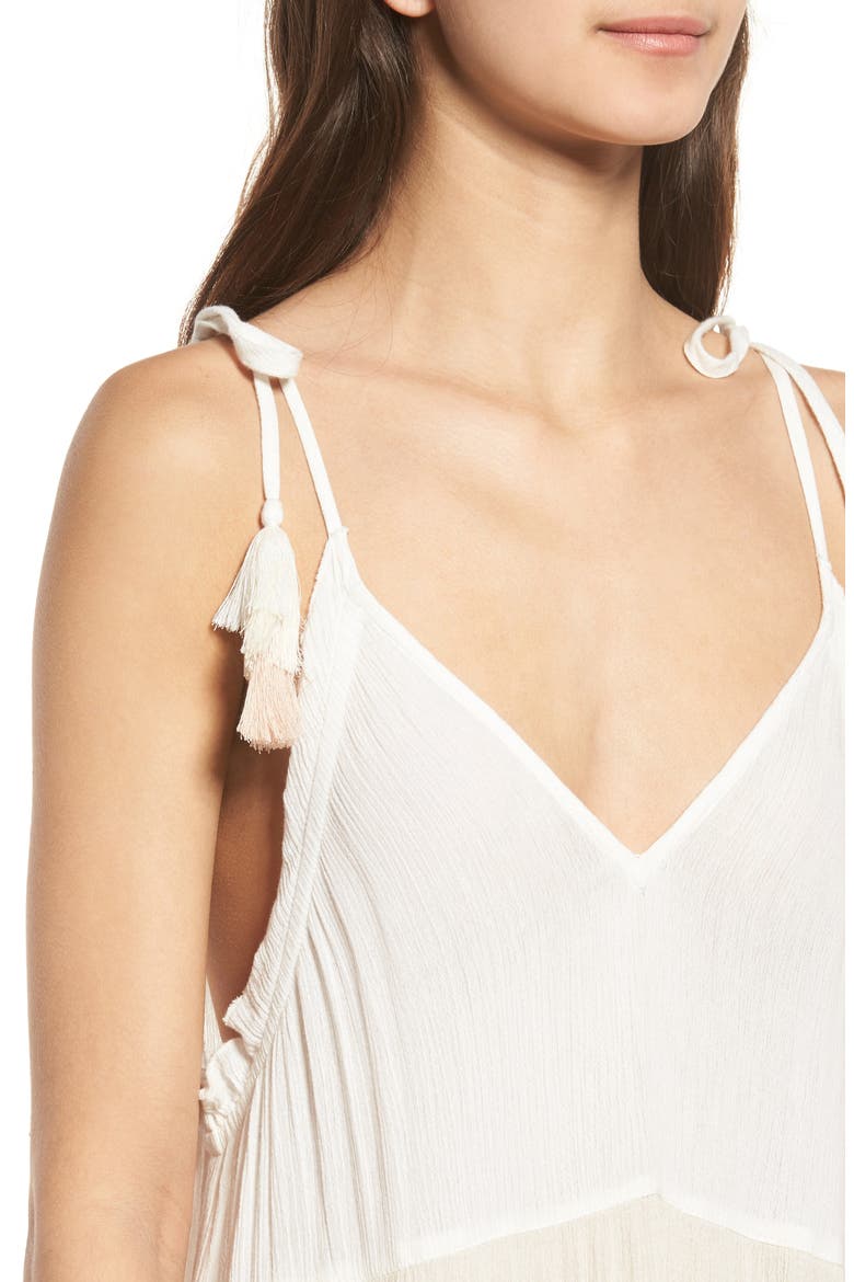 Colorblock Maxi Dress, Alternate, color, TAN LATTE COLORBLOCK
