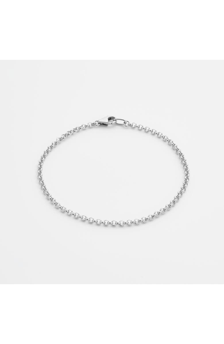 7879 Rolo Chain Bracelet, Main, color, Platinum