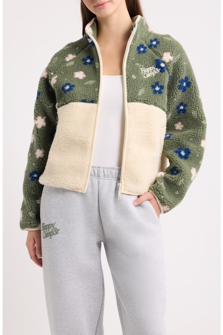 Sage Garden Macie Fleece Jacket, Main, color, OFF WHITE