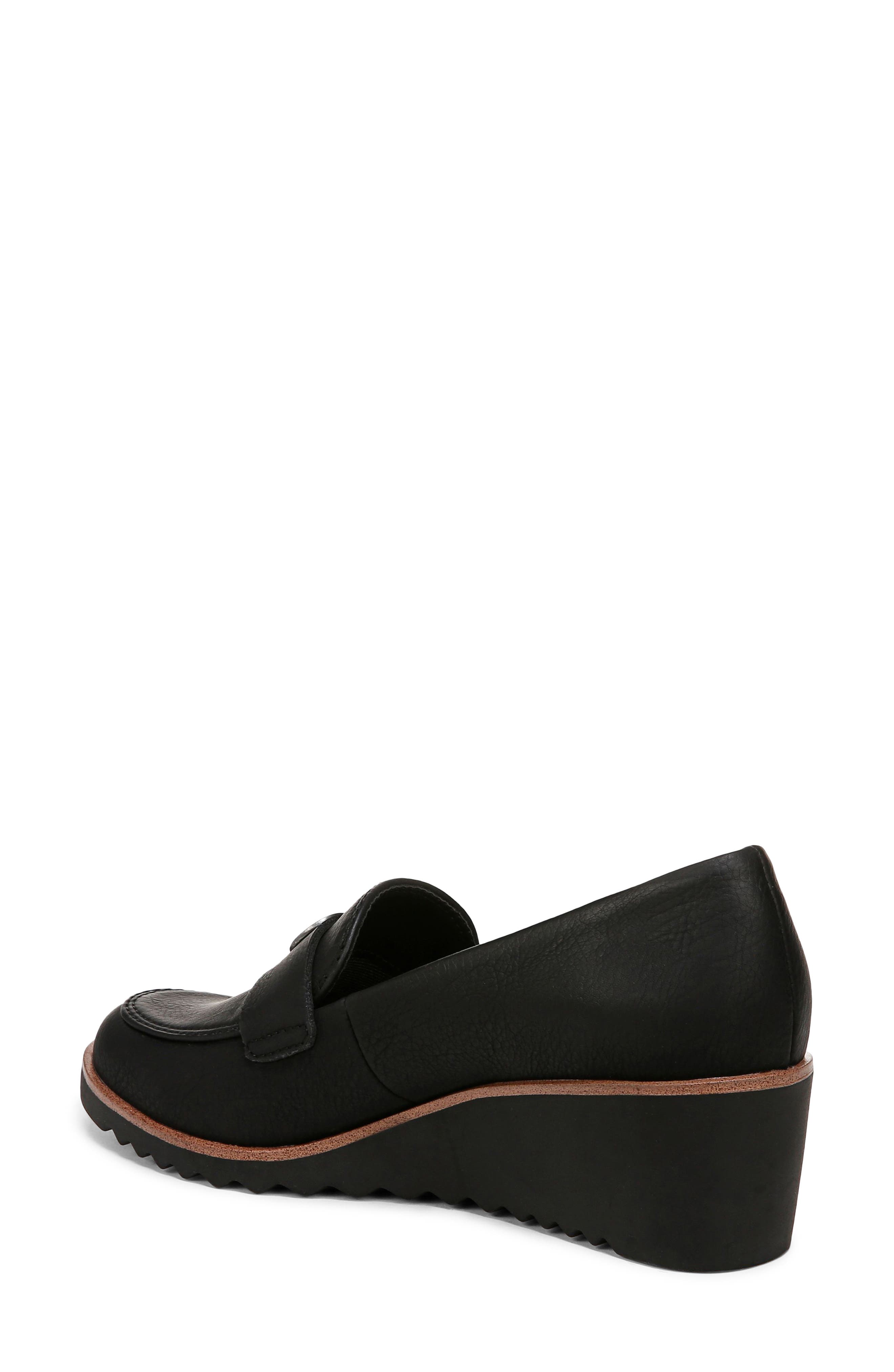 LifeStride Zed Wedge Loafer, Alternate, color, Black