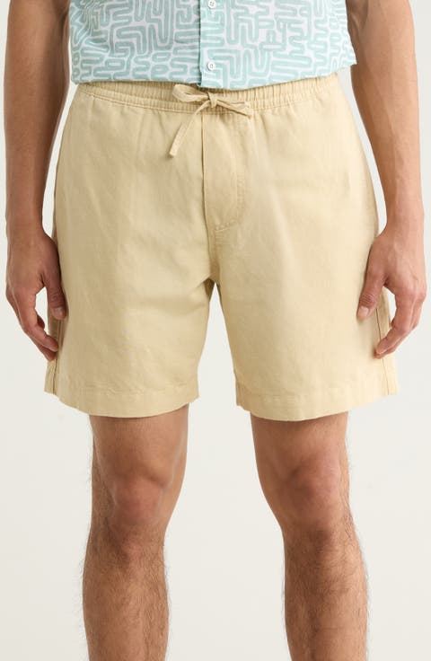 Burnbridge Linen & Cotton Shorts