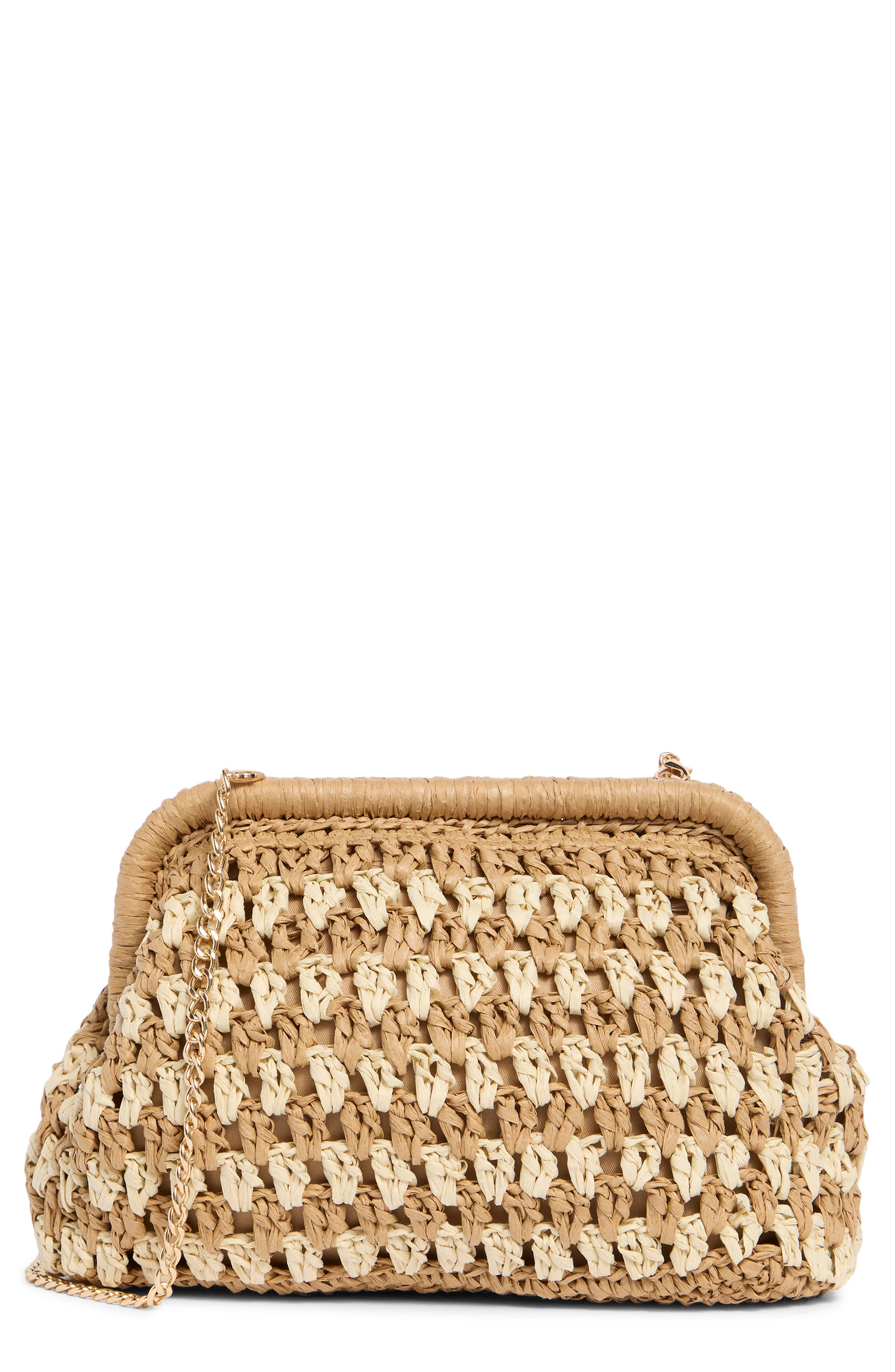 URBAN EXPRESSIONS HANDBAGS Straw Clutch