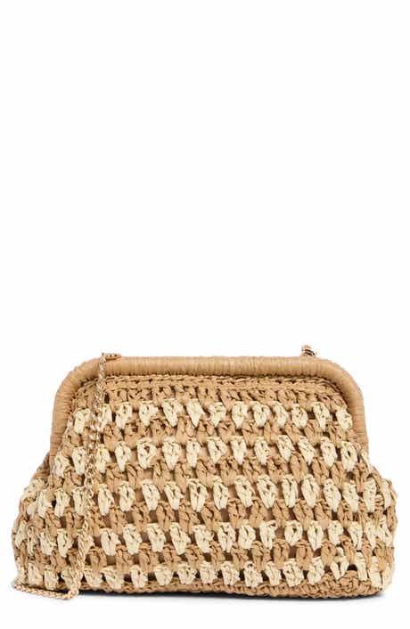 URBAN EXPRESSIONS HANDBAGS Straw Clutch