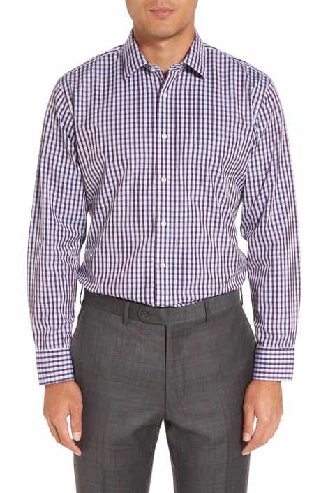 NORDSTROM MEN'S SHOP Smartcare™ Trim Fit Check Dress Shirt