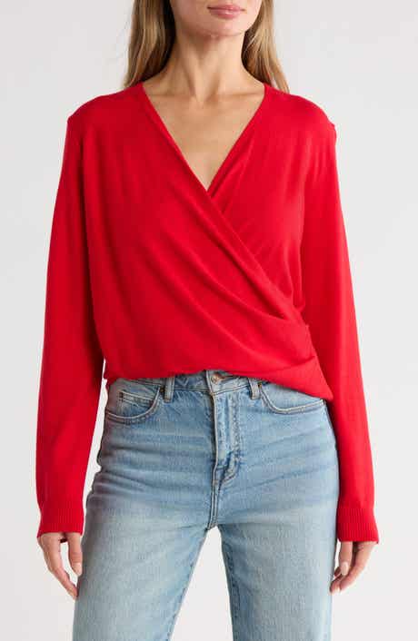 Gemma + Jane Crossover Front Sweater