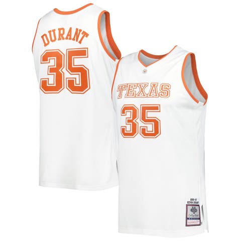 Men's Mitchell & Ness Kevin Durant White Texas Longhorns 2006/07 Throwback Jersey