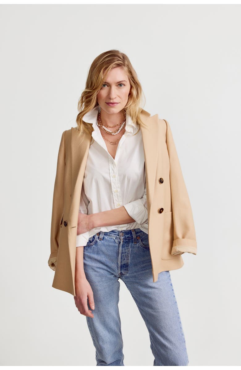 The Shirt by Rochelle Behrens The Icon Shirt, Alternate, color, Cream