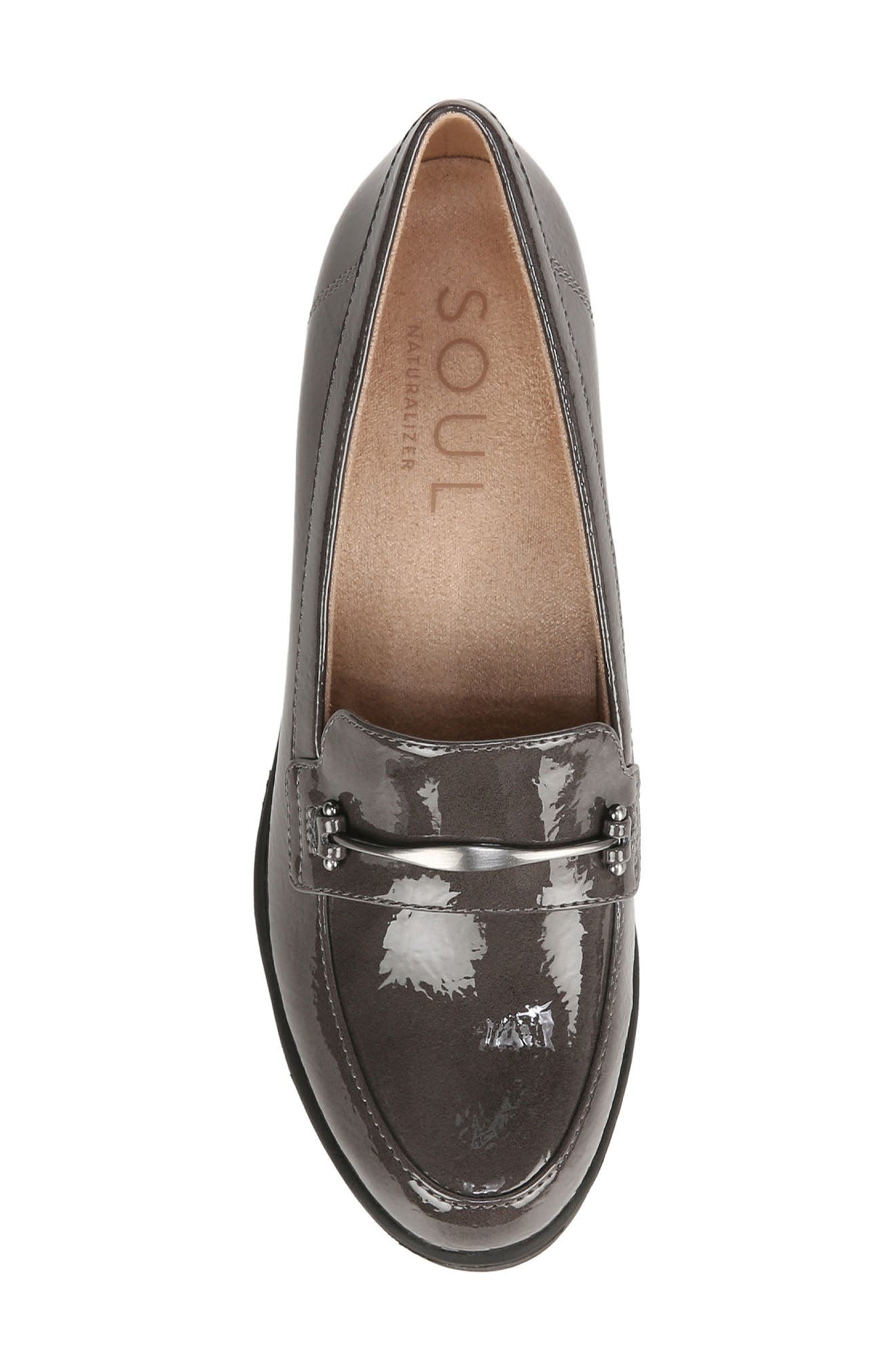 SOUL NATURALIZER Achieve Bit Wedge Pump - Wide Width Available, Alternate, color, Grey Patent