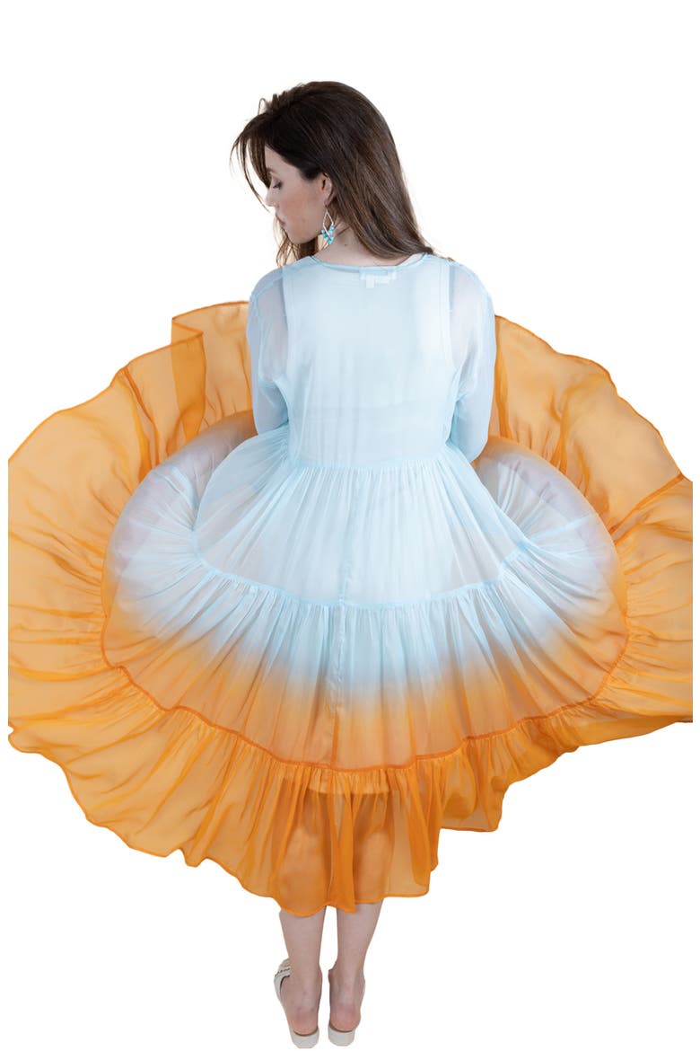 Ombré Cover-Up Dress, Alternate, color, BLUE