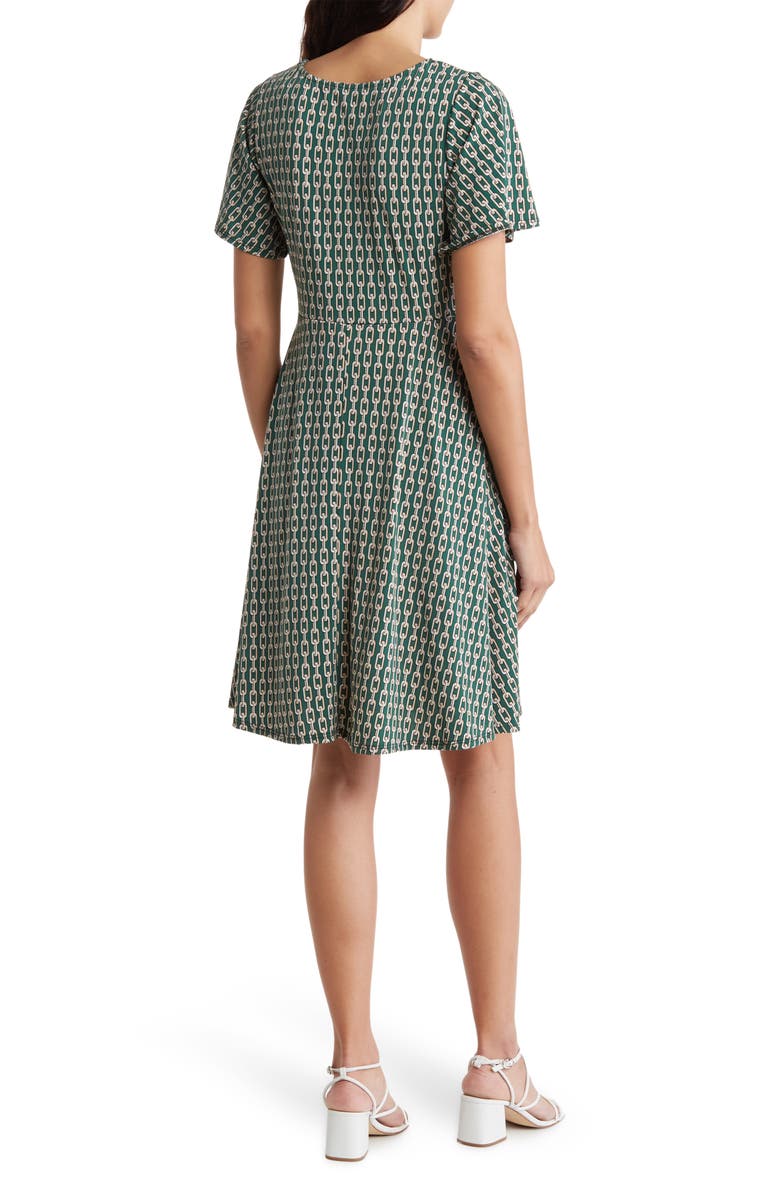 WEST K Knit Empire Mini Dress, Alternate, color, 