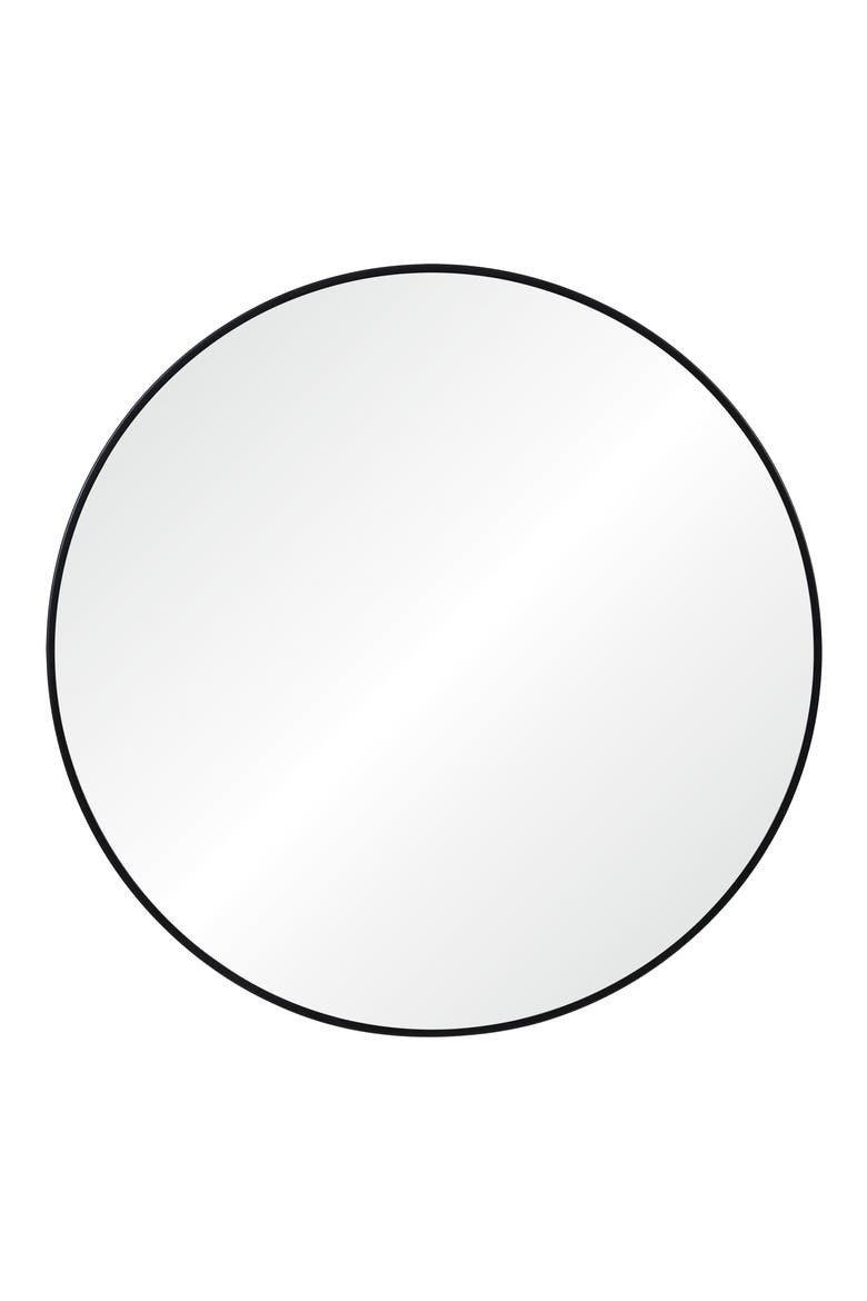 Claribel Round Mirror, Main, color, BLACK