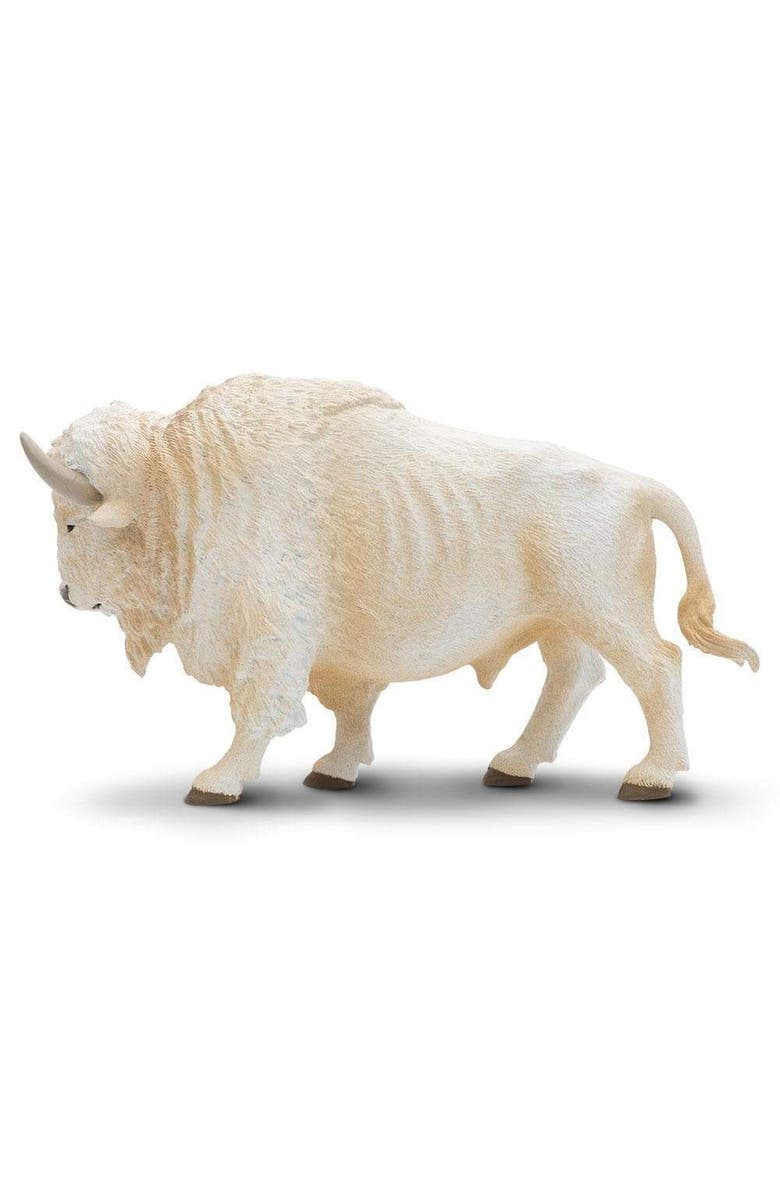 Safari Ltd. White Buffalo Kids Toy Figure, Alternate, color, NO COLOR