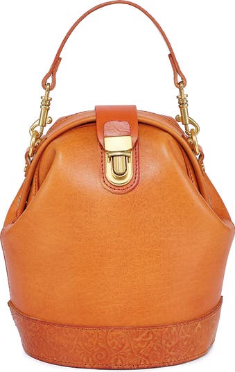 Doctor Bucket Leather Crossbody Bag