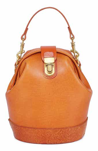 OLD TREND Doctor Bucket Leather Crossbody Bag