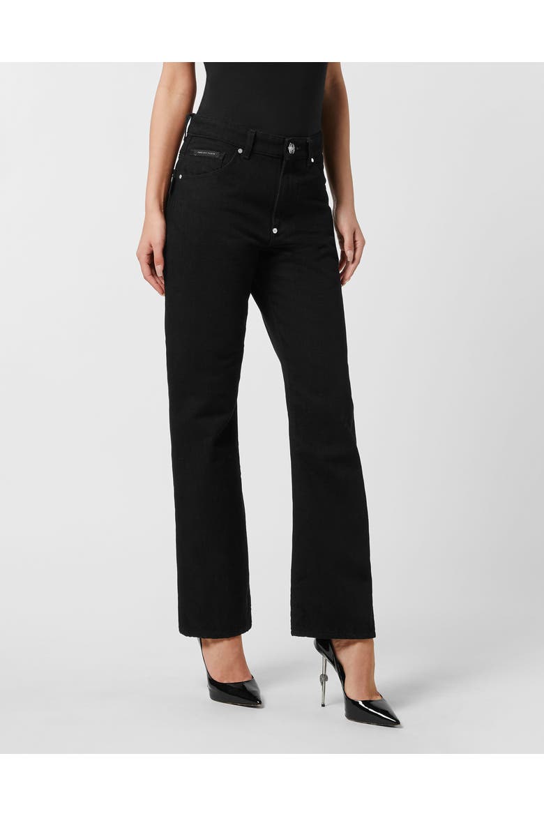 Straight Fit Jeans Hexagon Women, Main, color, SummerNight