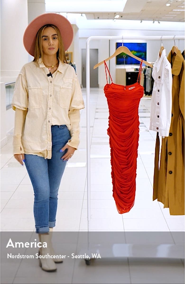 Sirene Ruched Mesh Dress, sales video thumbnail