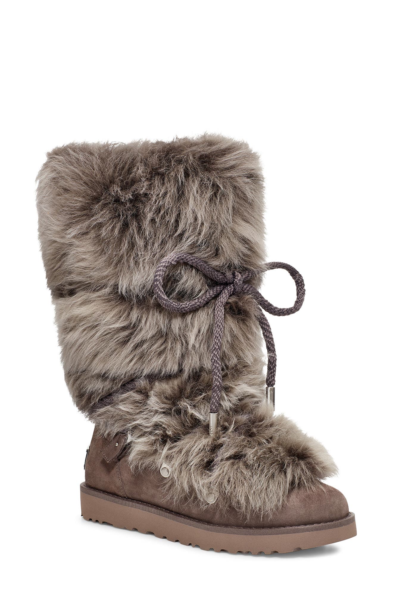UGG<sup>®</sup> Classic Posh Short Genuine Shearling Boot, Main, color, 