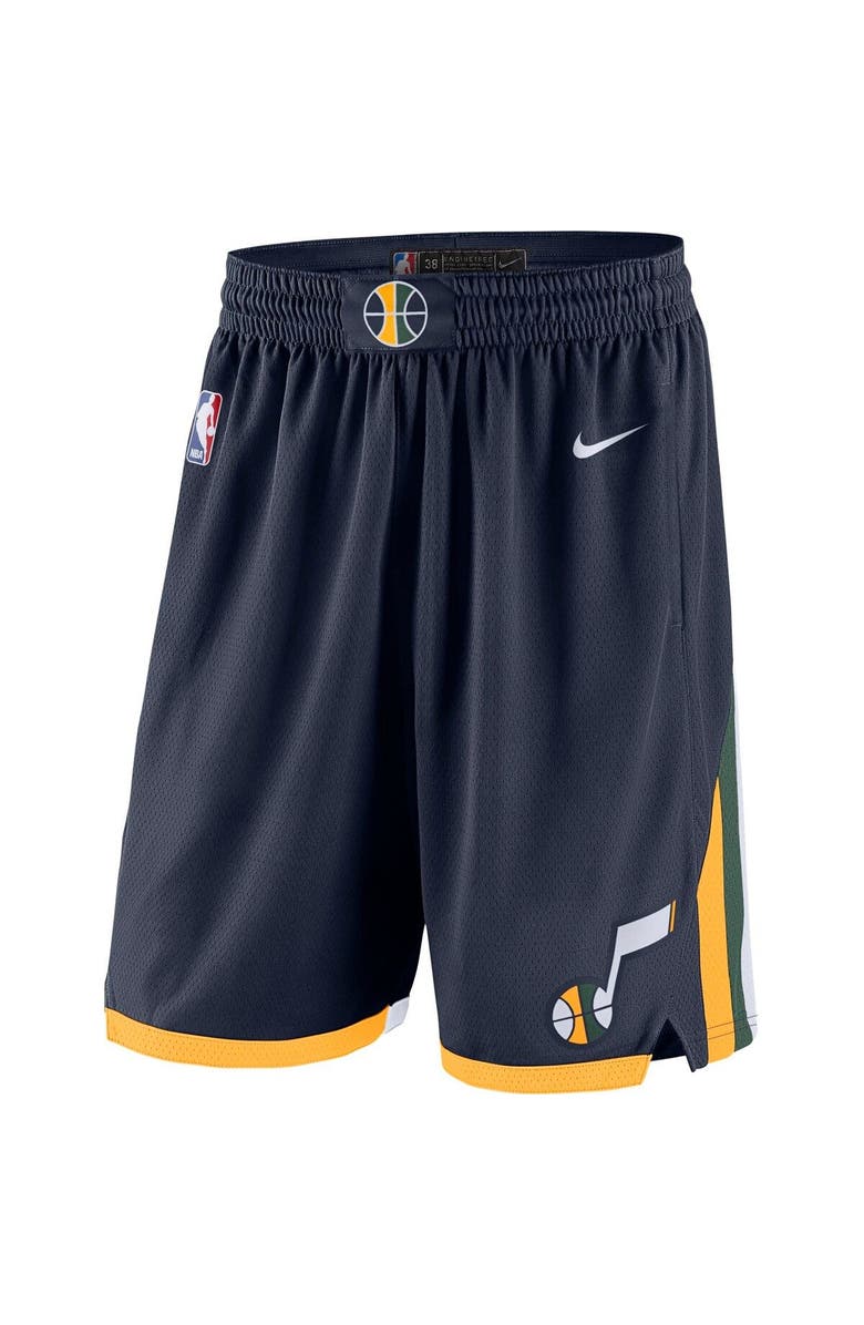 Nike Men's Nike Navy 2019/20 Utah Jazz Icon Edition Swingman Shorts, Main, color, Navy