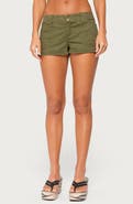 EDIKTED Hadie Cotton Cargo Shorts