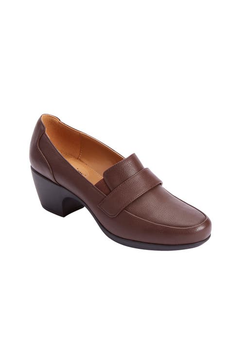 Comfortview The Maya Slip On Shootie In Brown